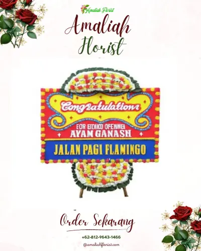 Bunga Papan Congratulation di Banturejo